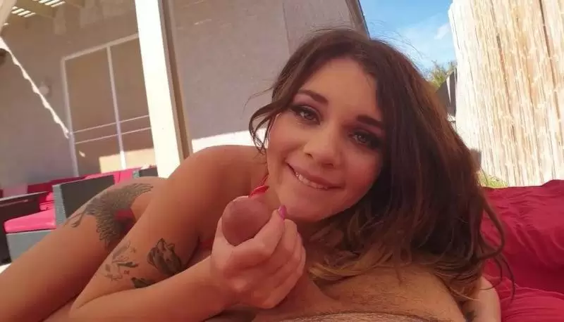 Gabbie Carter – Making Free Use of His Step Daughters Body By the Pool