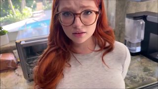 Naomi Hughes – Redhead Step Daughter Filled With Cum